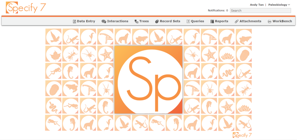 Specify 7 Homepage